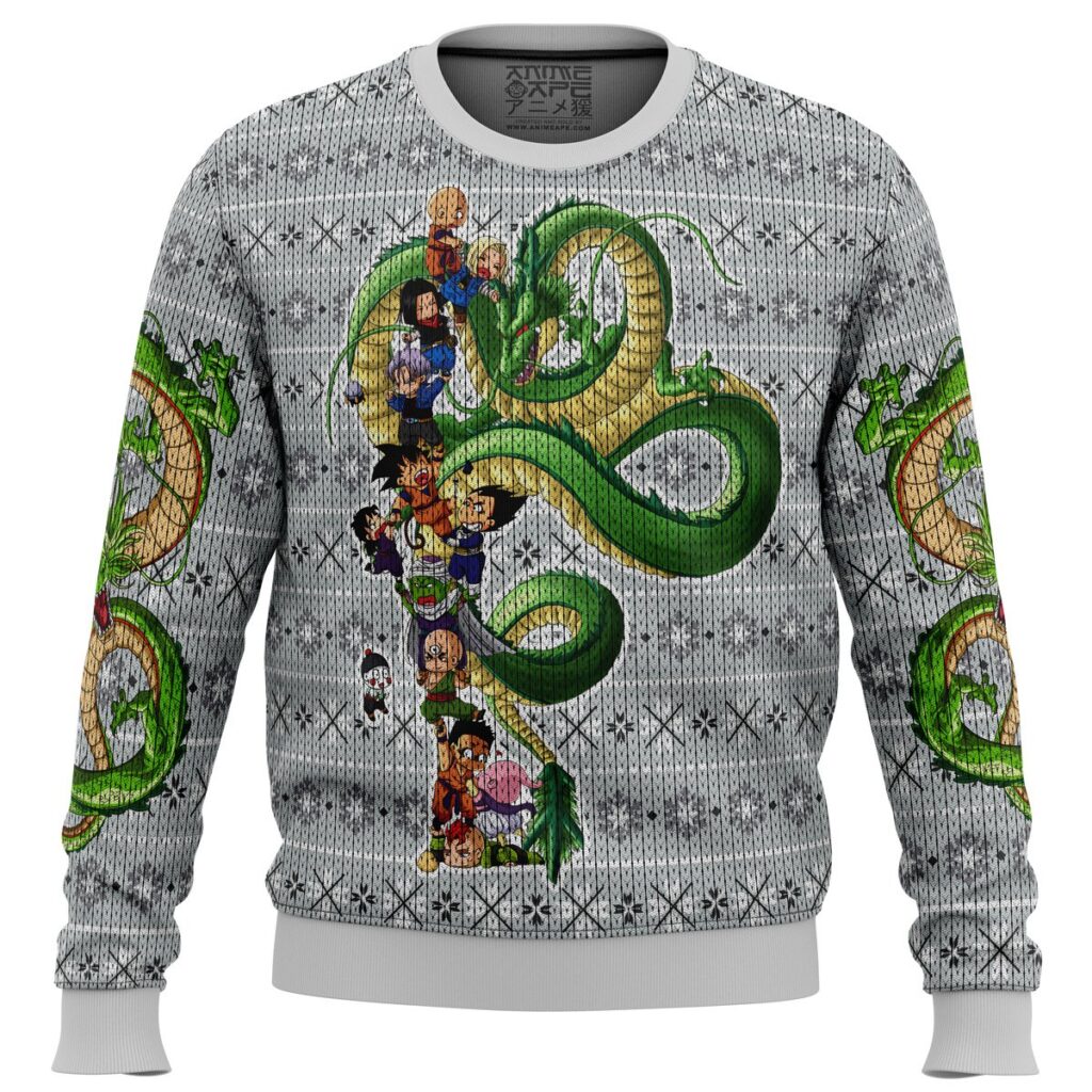 DBZ Play with the Dragon Ugly Christmas Sweater