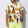 Poodle Lover With Sunflower Hawaiian Shirt