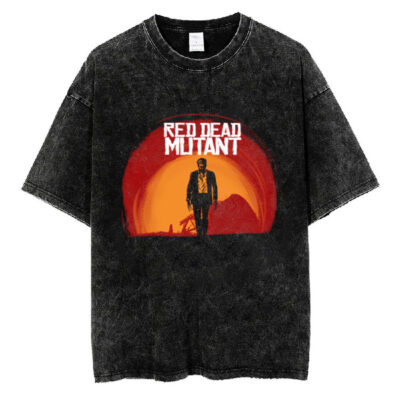 Red dead Mutant Deadpool T-shirt