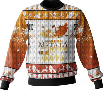 HAKUNA ΜΑΤΑΤΑ - The Lion King Ugly Sweater