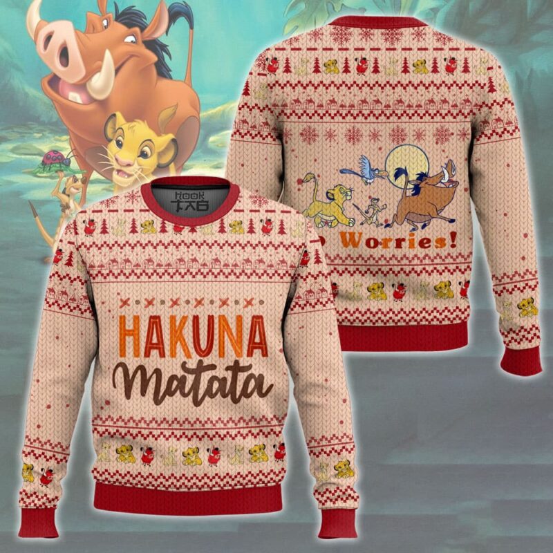 Simba - The Lion King Ugly Sweater