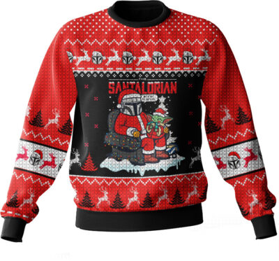 Star Wars SANTALORIAN Ugly Sweater