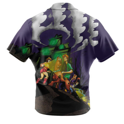 Scooby-Doo & Shaggy & Friends Halloween Hawaiian Shirt, Scooby-Doo Hawaiian Shirt, Halloween Hawaiian Shirt