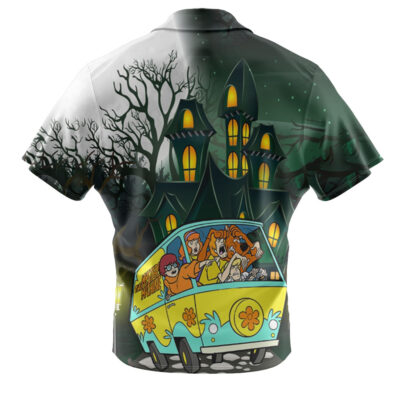 Scooby-Doo & Shaggy & Friends Halloween Hawaiian Shirt, Scooby-Doo Hawaiian Shirt, Halloween Hawaiian Shirt