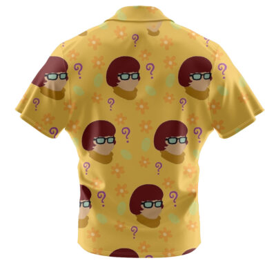 Velma Halloween Hawaiian Shirt, Scooby-Doo Hawaiian Shirt, Halloween Hawaiian Shirt