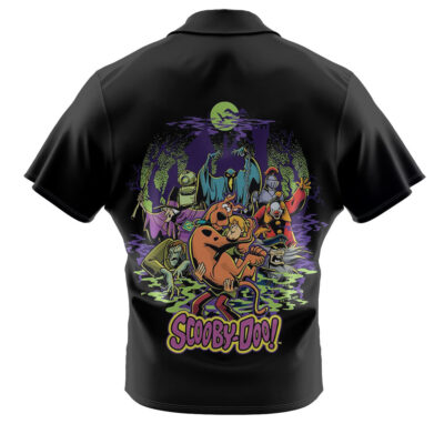 Scooby-Doo & Shaggy & Friends Halloween Hawaiian Shirt, Scooby-Doo Hawaiian Shirt, Halloween Hawaiian Shirt