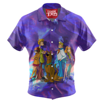 Scooby-Doo & Shaggy & Friends Halloween Hawaiian Shirt, Scooby-Doo Hawaiian Shirt, Halloween Hawaiian Shirt