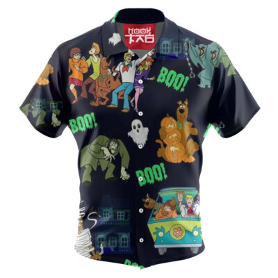 Scooby-Doo & Friends Hawaiian Shirt, Scooby-Doo Halloween Hawaiian Shirt, Halloween Hawaiian Shirt