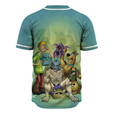 Scooby-Doo & Shaggy & Friends Halloween Baseball Jersey, Scooby-Doo Halloween Baseball Jersey, Halloween Baseball Jersey