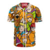 Scooby-Doo & Shaggy & Friends Halloween Baseball Jersey, Scooby-Doo Halloween Baseball Jersey, Halloween Baseball Jersey