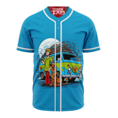 Scooby-Doo & Shaggy & Friends Halloween Baseball Jersey, Scooby-Doo Halloween Baseball Jersey, Halloween Baseball Jersey