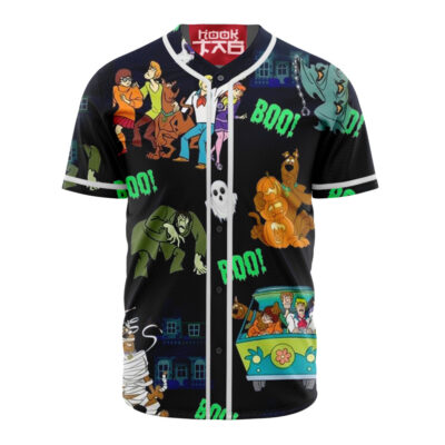 Scooby-Doo & Shaggy & Friends Halloween Baseball Jersey, Scooby-Doo Halloween Baseball Jersey, Halloween Baseball Jersey