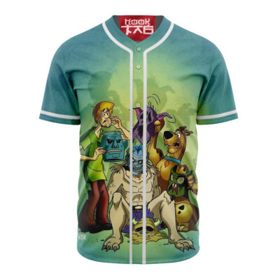 Scooby-Doo & Shaggy & Friends Halloween Baseball Jersey, Scooby-Doo Halloween Baseball Jersey, Halloween Baseball Jersey