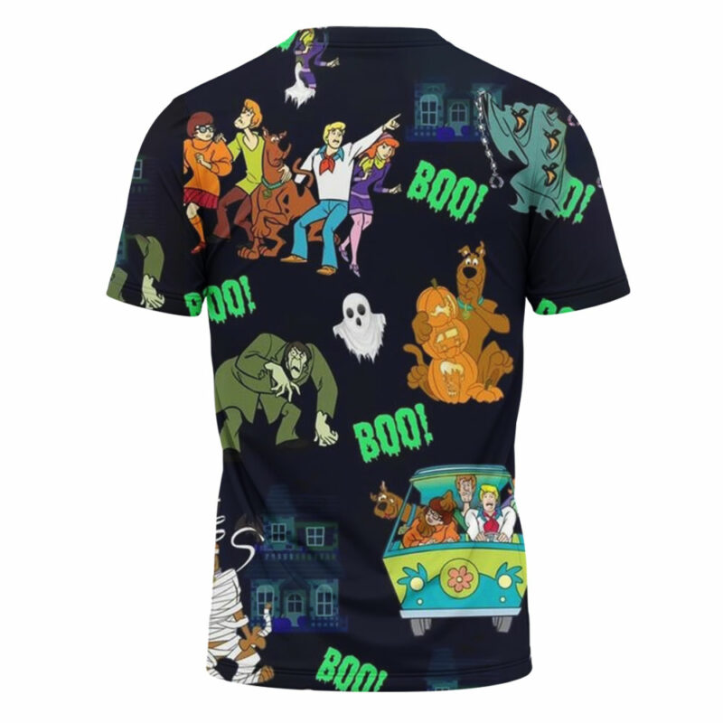 Scooby-Doo & Shaggy & Friends Halloween T-Shirt, Scooby-Doo Halloween T-Shirt, Halloween T-Shirt