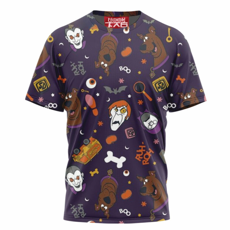 Scooby-Doo & Shaggy & Friends Halloween T-Shirt, Scooby-Doo Halloween T-Shirt, Halloween T-Shirt