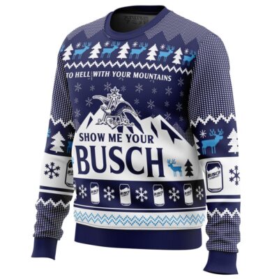 Show Me Your Busch Ugly Christmas Sweater