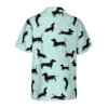 Small Dachshund Pattern Hawaiian Shirt