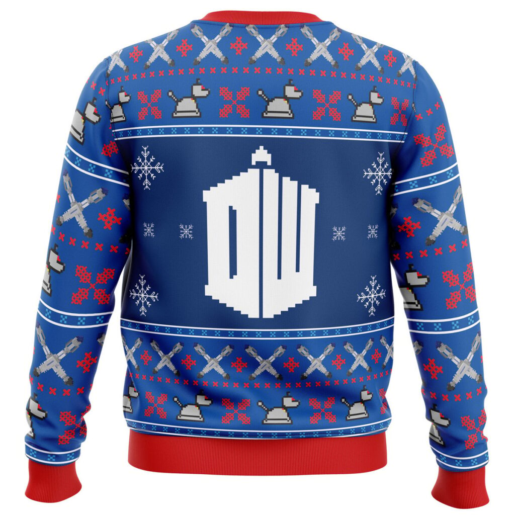 Doctor Who Tardis Ugly Christmas Sweater