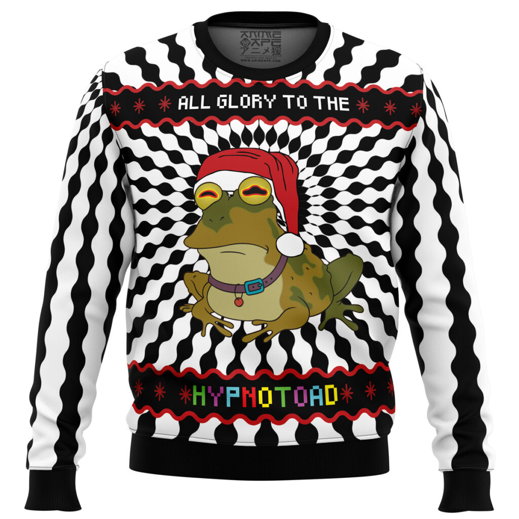 Glory To The Hypnotoad Ugly Christmas Sweater