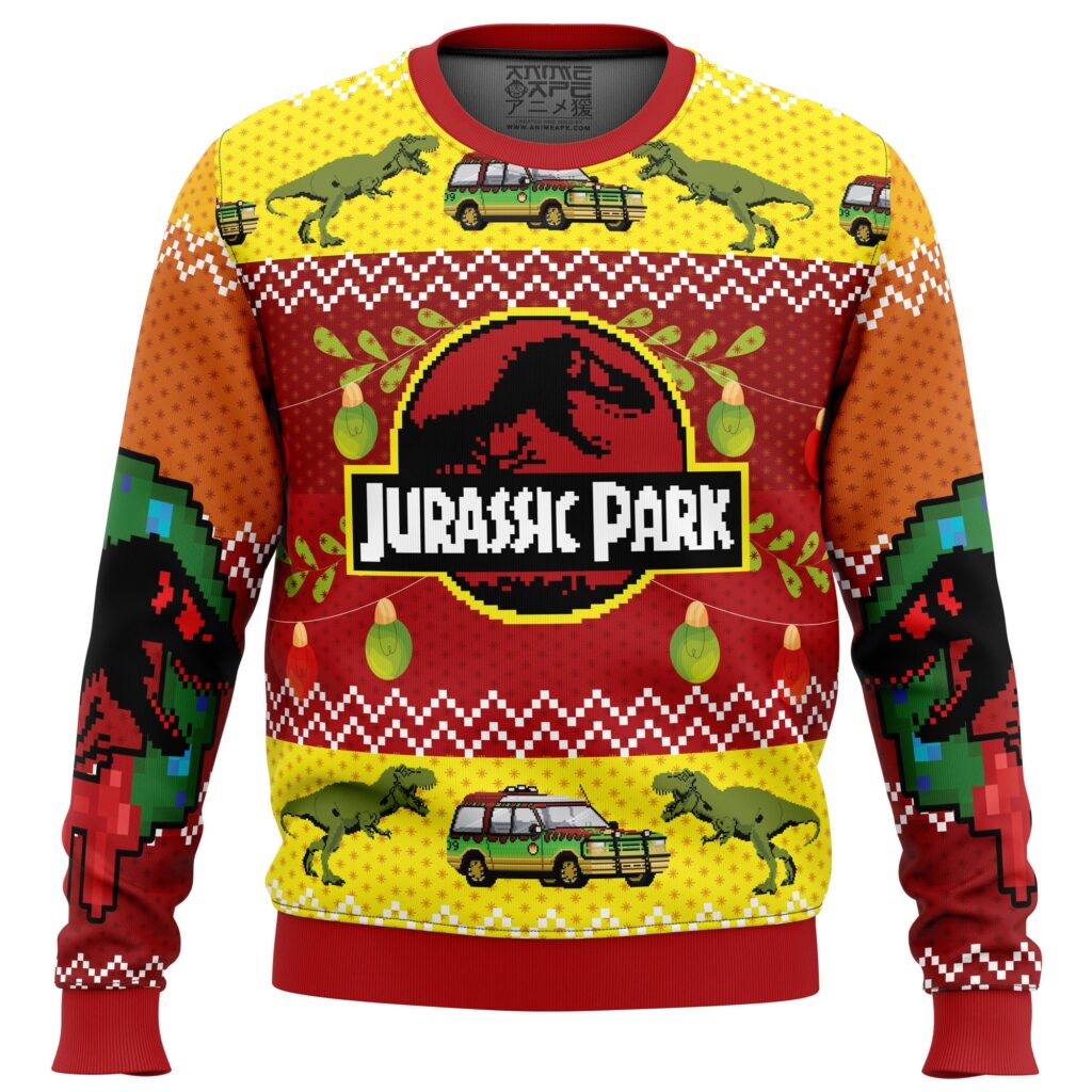 Jurassic Park Ugly Christmas Sweater