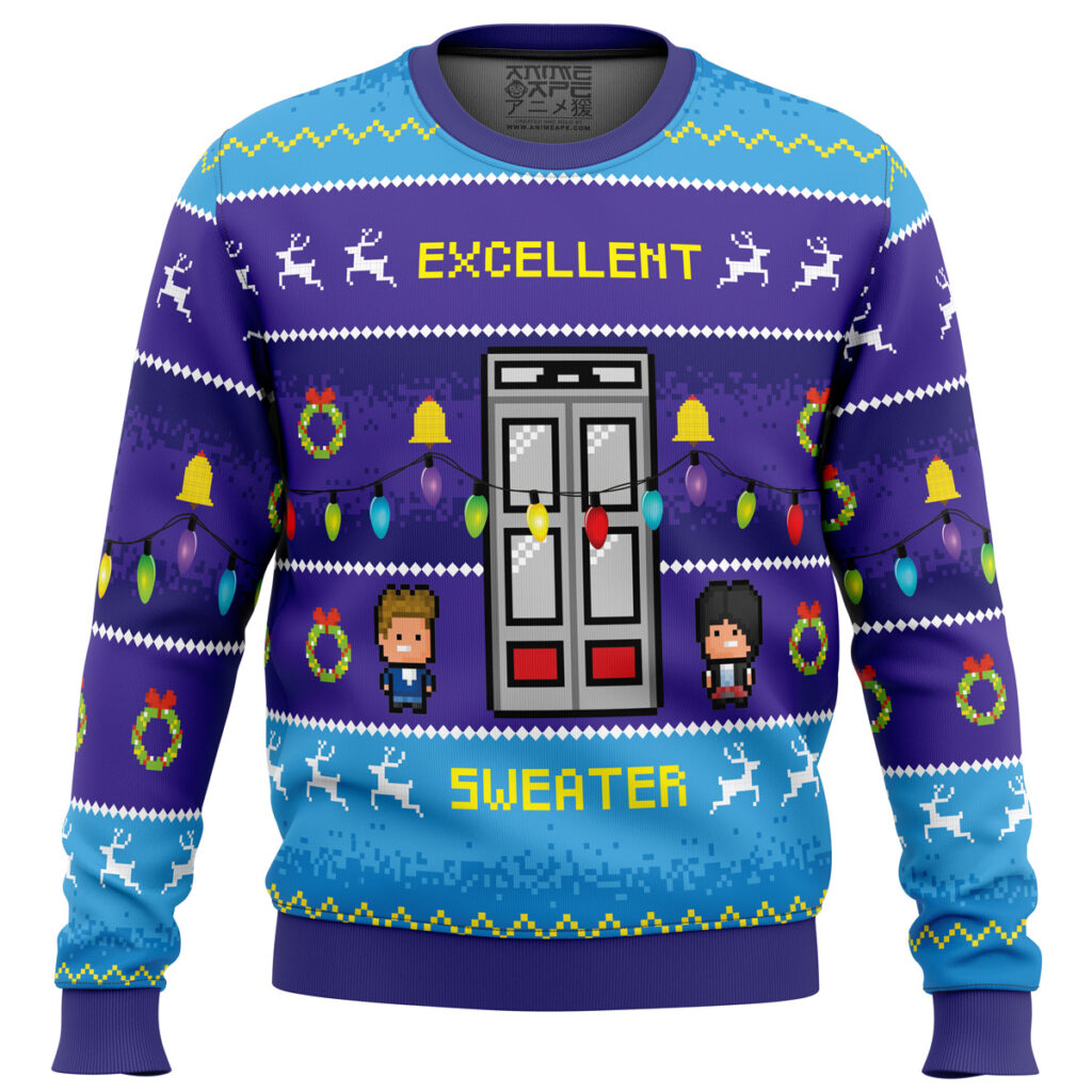 Excellent Sweater! Bill and Ted Ugly Christmas Sweater