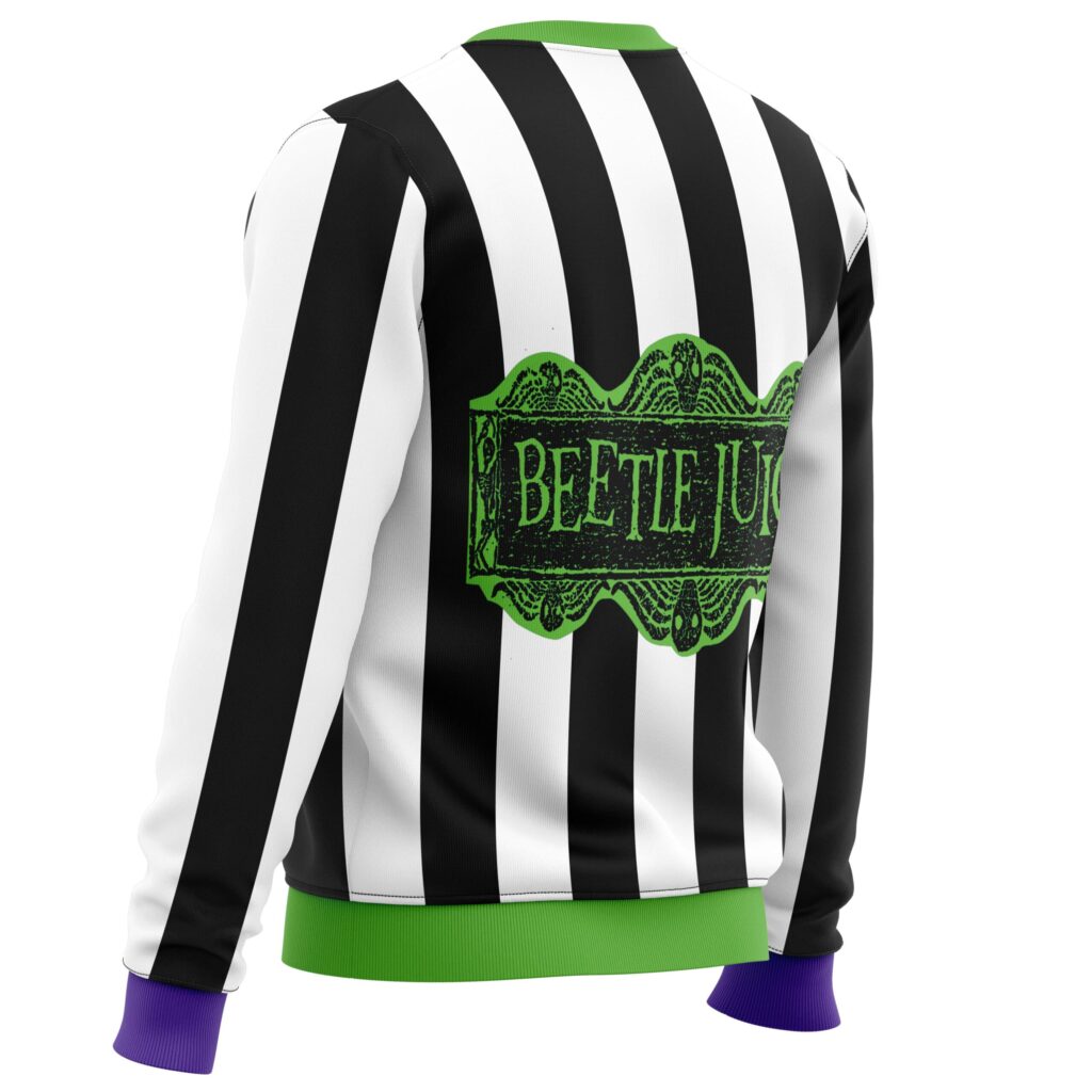 Beetle Juice Ugly Christmas Sweater