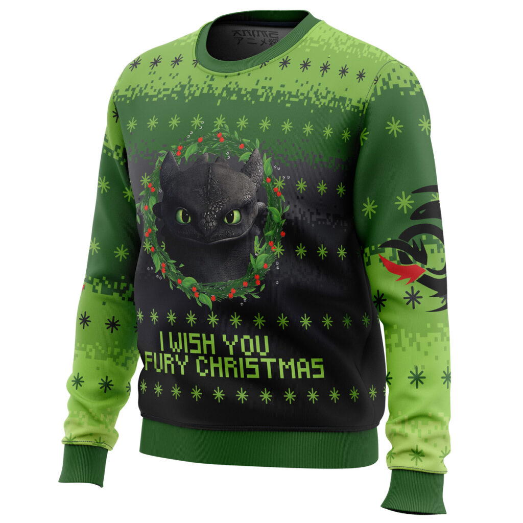 Toothless Ugly Christmas Sweater