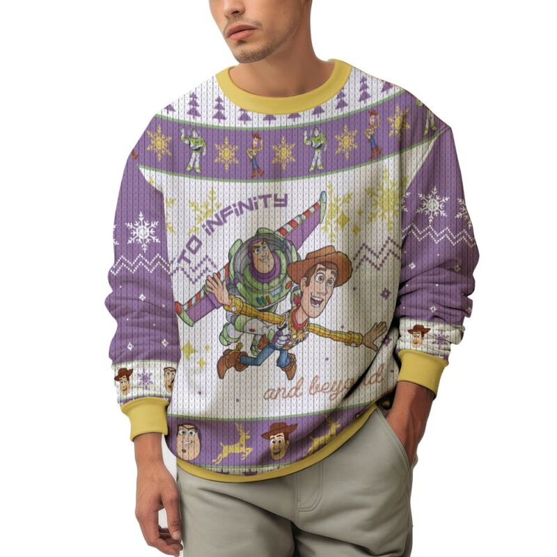 To Infinity And Beyond Buzz Lightyear and Woody - Toy Story Ugly Sweater