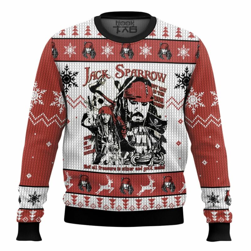 Jack Sparrow - Pirates of the Caribbean Ugly Sweater