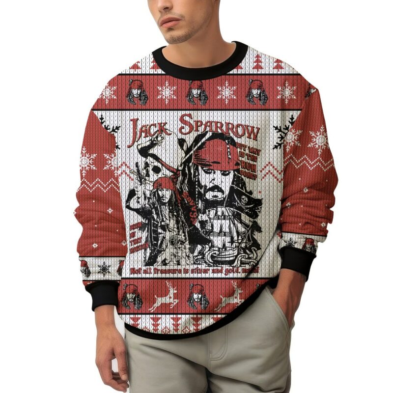 Jack Sparrow - Pirates of the Caribbean Ugly Sweater