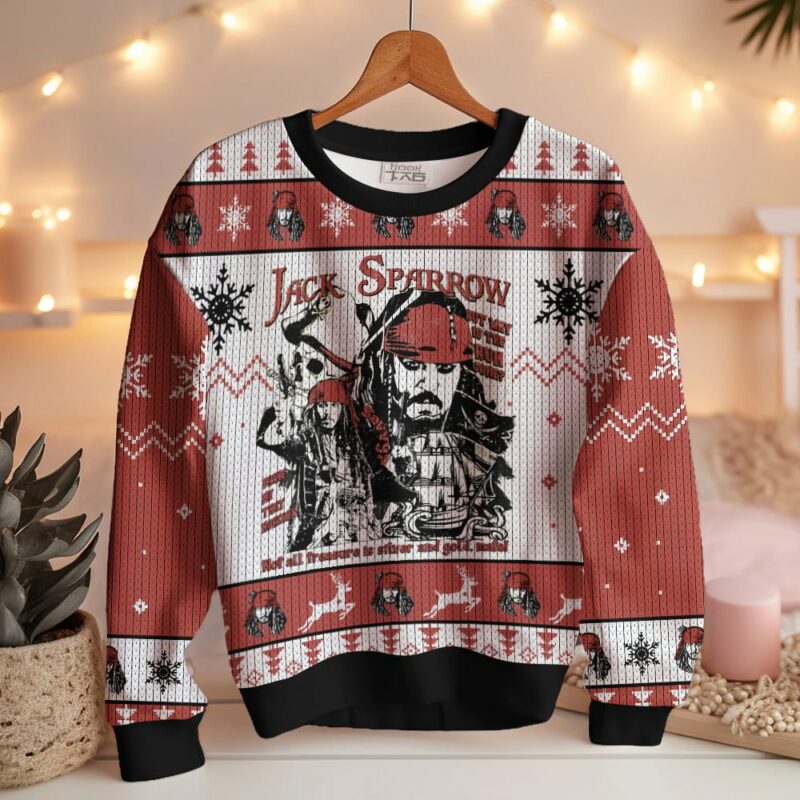 Jack Sparrow - Pirates of the Caribbean Ugly Sweater