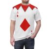 Red Ace Diamond T-shirt, Alice in Wonderland Costume, Halloween Costume