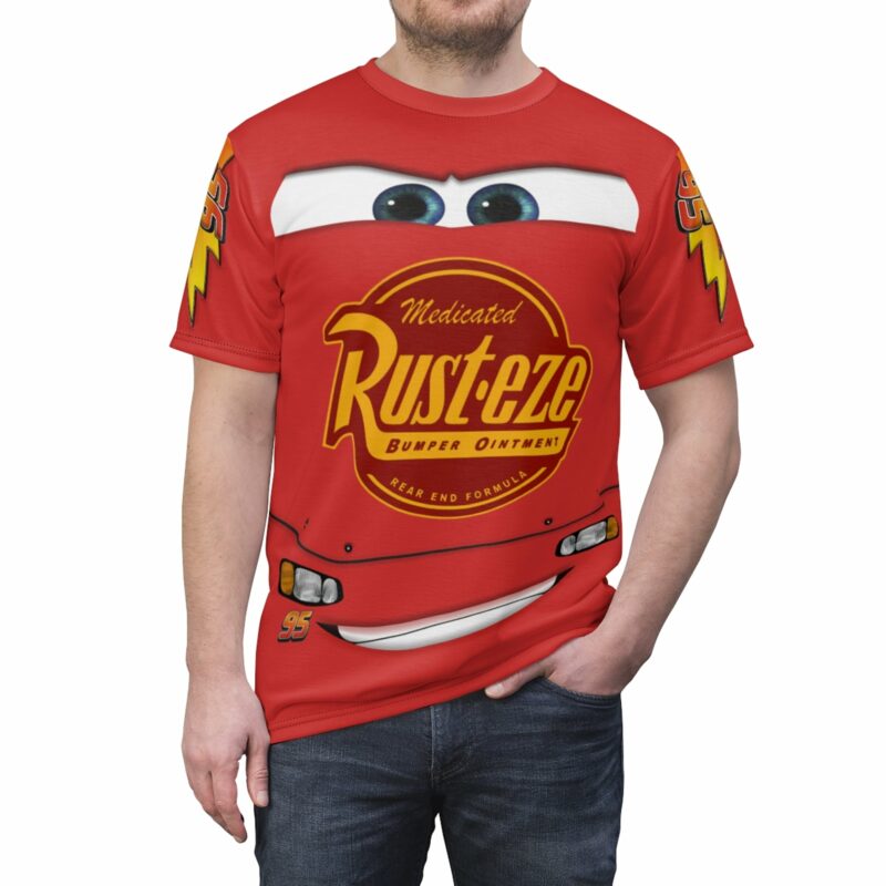 Lightning McQueen T-shirt, Pixar Cars Costume, Halloween Costume