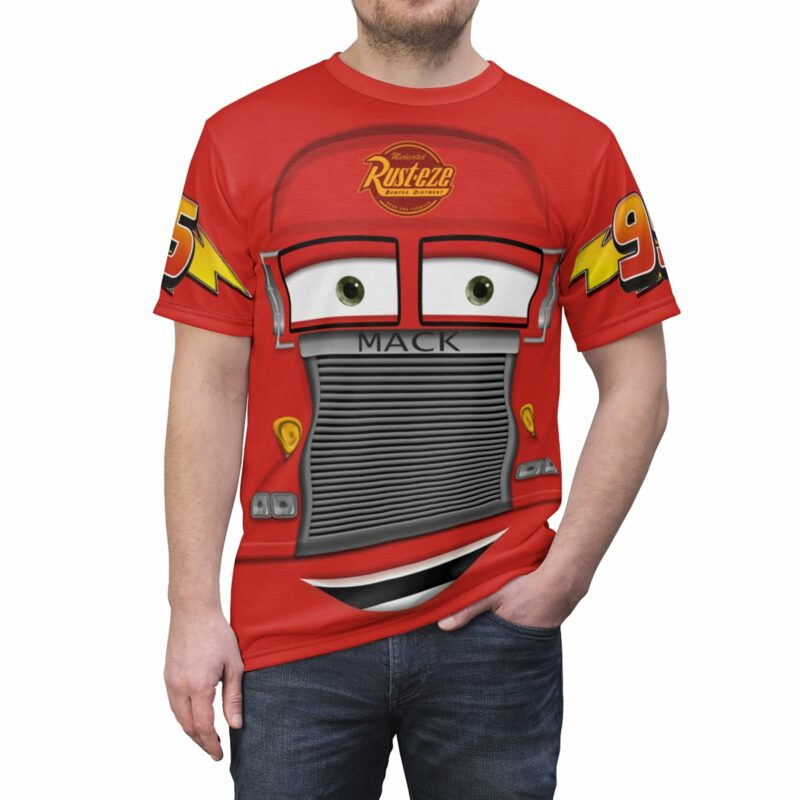 Mack T-shirt, Disney Cars Costume, Halloween Costume