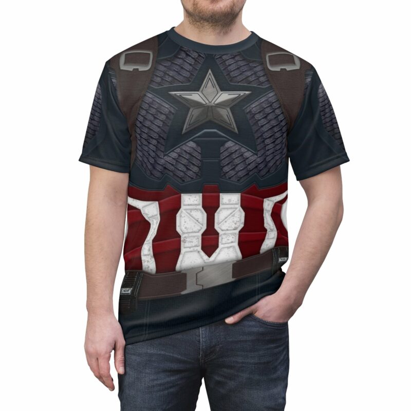 Captain America T-shirt, Avengers Endgame Costume, Halloween Costume