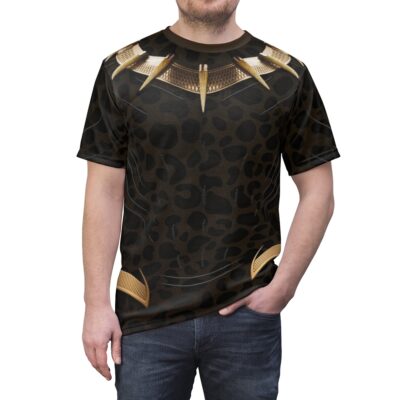 Erik Killmonger Jaguar T-shirt, Black Panther Costume, Halloween Costume