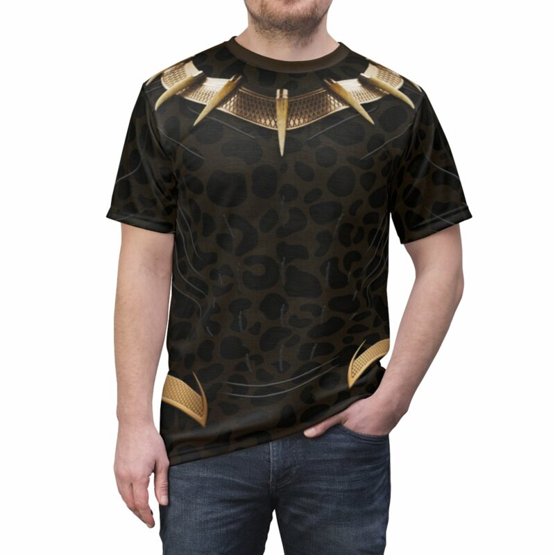 Erik Killmonger Jaguar T-shirt, Black Panther Costume, Halloween Costume