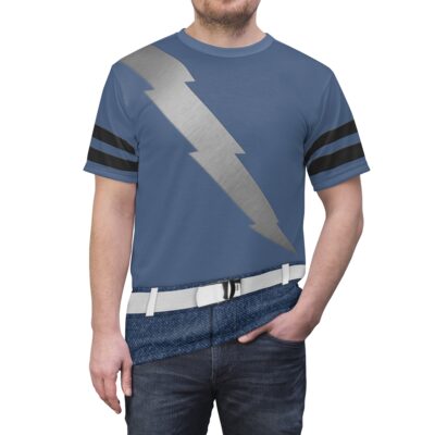 Blue Quicksilver Halloween T-shirt, WandaVision Costume, Halloween Costume