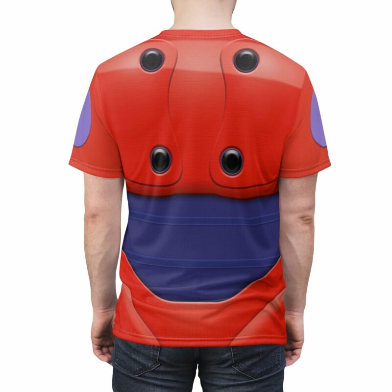 Baymax Red Armor T-shirt, Disney Big Hero 6 Costume, Halloween Costume