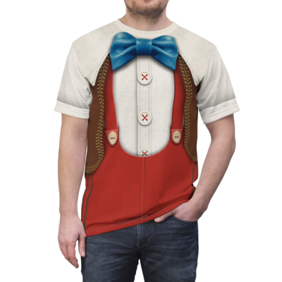 Puppet Pinocchio T-shirt, Pinocchio 2022 Movie Costume, Halloween Costume