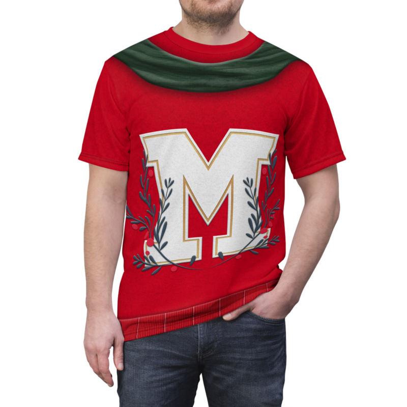 Mickey Mouse Christmas T-shirt, Disney Christmas Holiday Party Costume, Halloween Costume