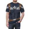 Captain America Stealth Suit T-shirt, The Winter Soldier Costume, Halloween Costume