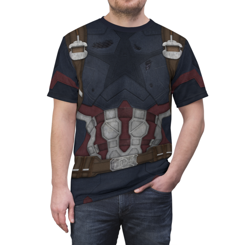 Captain America T-shirt, Avengers Infinity Costume, Halloween Costume