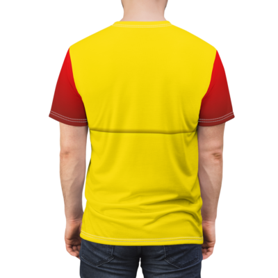 Number Three Yellow Blocks T-shirt, Num Characters Costume, Halloween Costume