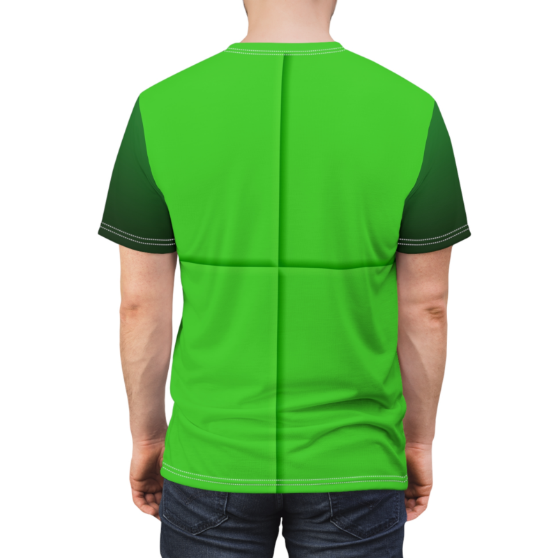 Number Four Green Blocks T-shirt, Num Characters Costume, Halloween Costume