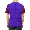 Number Six Purple Blocks T-shirt, Num Characters Costume, Halloween Costume