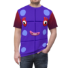 Number Six Purple Blocks T-shirt, Num Characters Costume, Halloween Costume