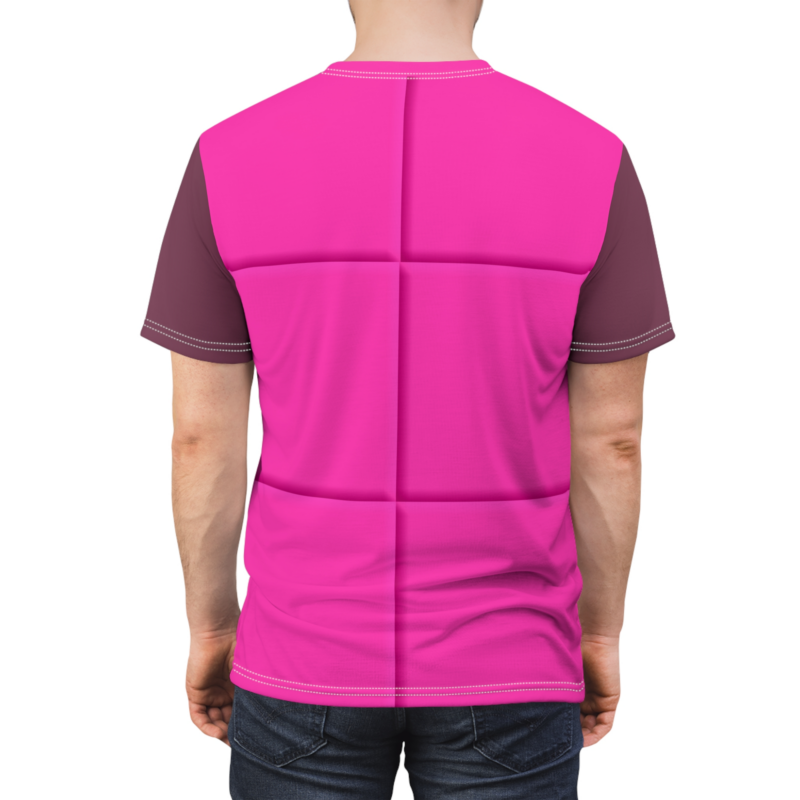 Number Eight Pink Blocks T-shirt, Num Characters Costume, Halloween Costume