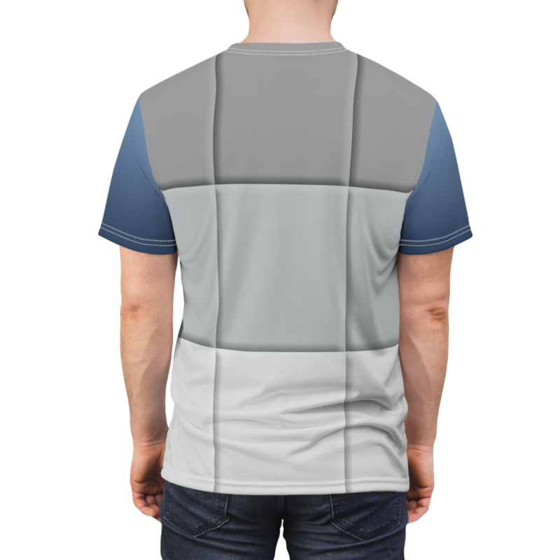 Number Nine Gray Blocks T-shirt, Num Characters Costume, Halloween Costume