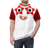 Number Ten White and Red Blocks T-shirt, Num Characters Costume, Halloween Costume